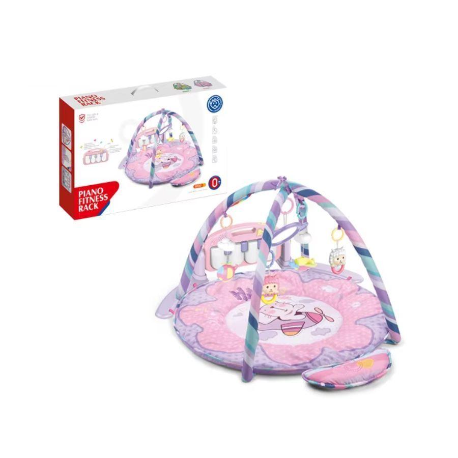 Gimnasio Alfombra Multi Sensorial Interactiva Rosada-2