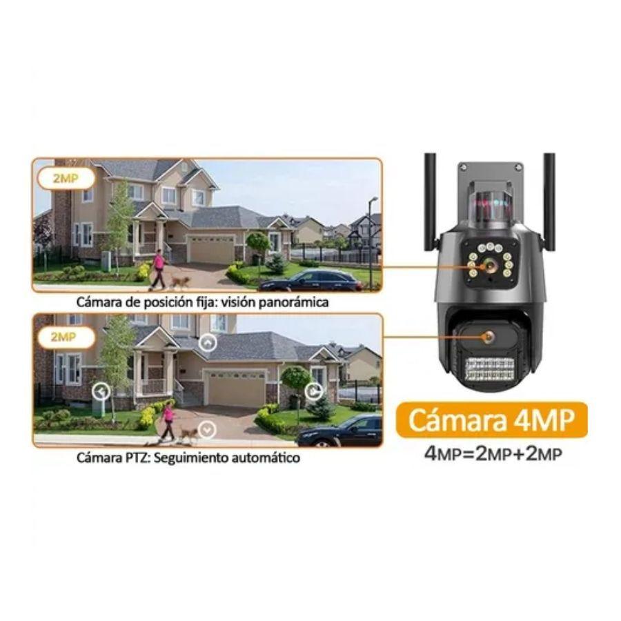 Cámara Inteligente Ip Dual Wifi Ptz 6mp Alarma-2