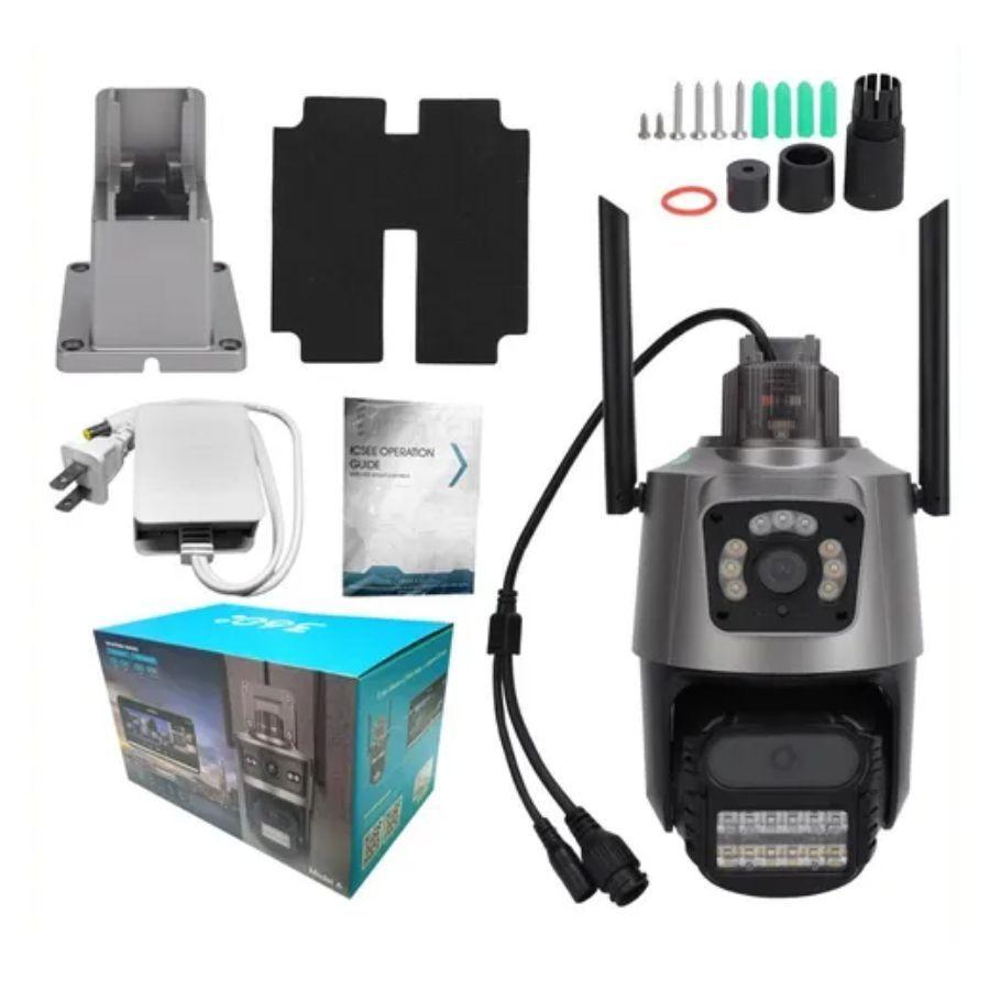 Cámara Inteligente Ip Dual Wifi Ptz 6mp Alarma-4