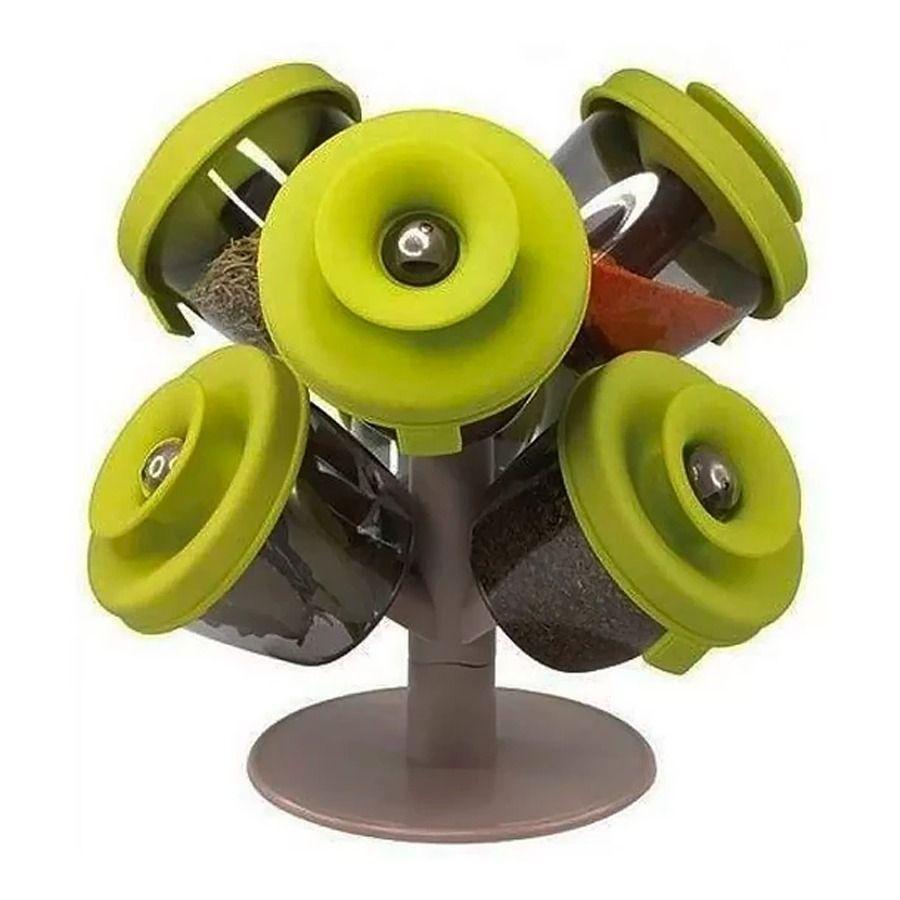 Set De Especieros En Forma De Árbol Con 6 Frascos Para Condimentos-3