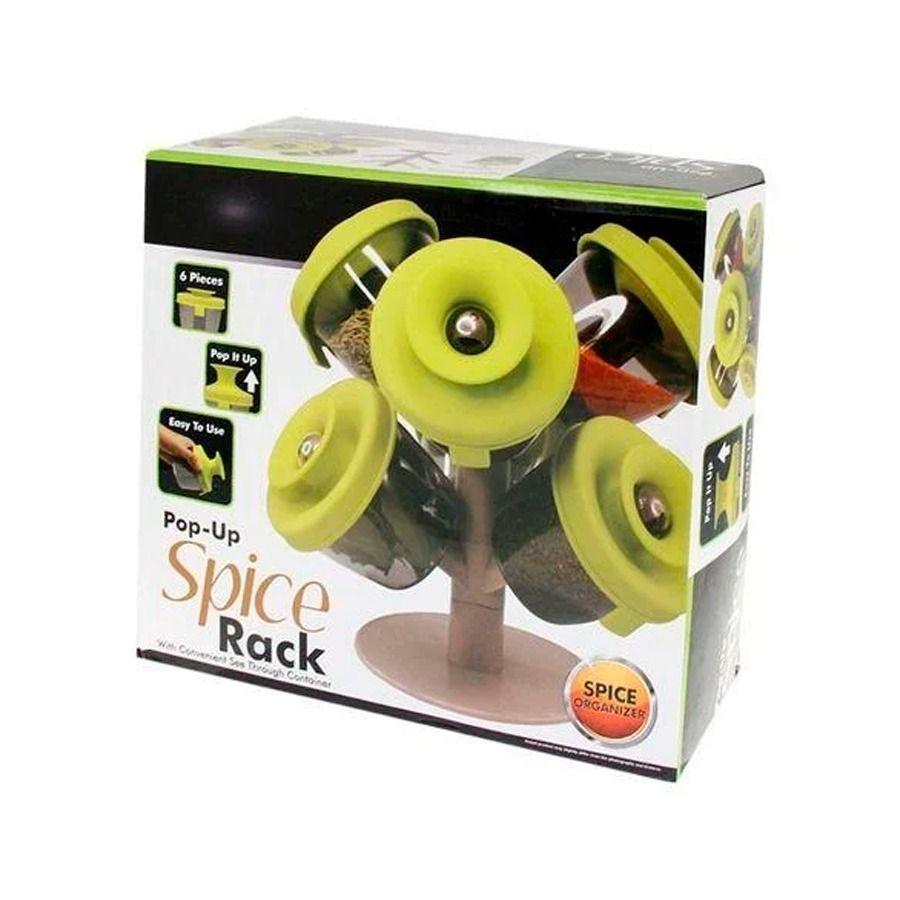 Set De Especieros En Forma De Árbol Con 6 Frascos Para Condimentos-4