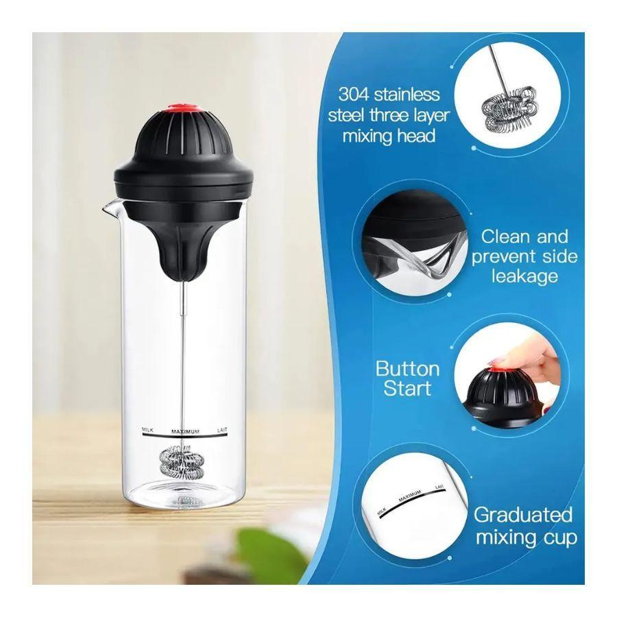 Espumador De Leche Batidora Para Hacer Espuma De Café 450 Ml-2