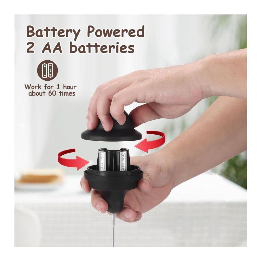 Espumador De Leche Batidora Para Hacer Espuma De Café 450 Ml-4