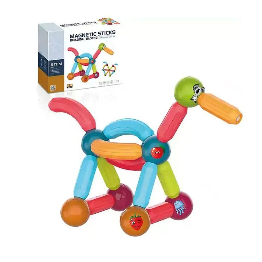 Juego Bloques Magnético Sticks 26 Piezas-3