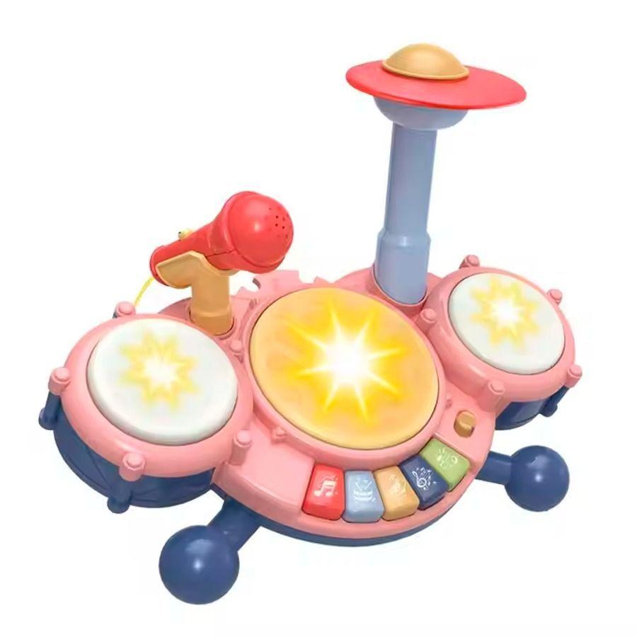 Mini Batería Para Bebe Con Piano Y Micrófono -0