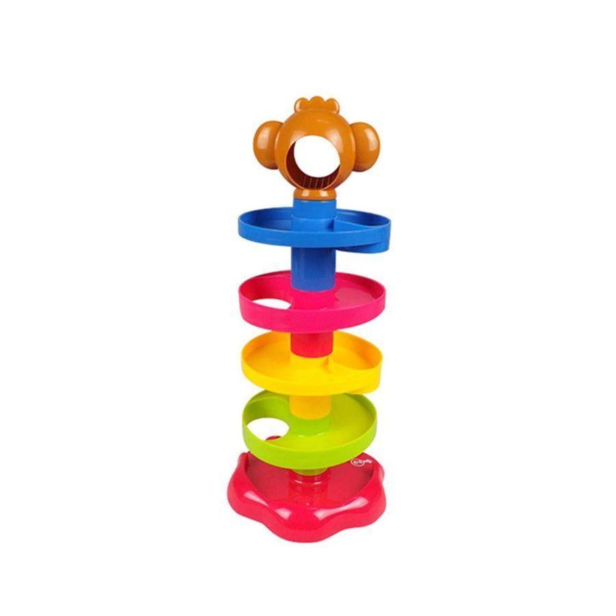 Juguete Didáctico Torre Pelotas Rodantes Para Bebes-3