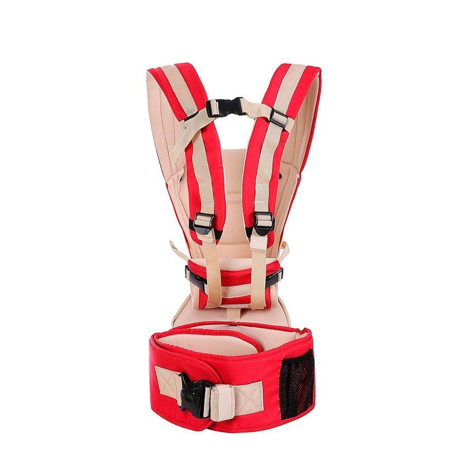Portabebés Ergonómico Y Transpirable 3 En 1 Color Rojo-2