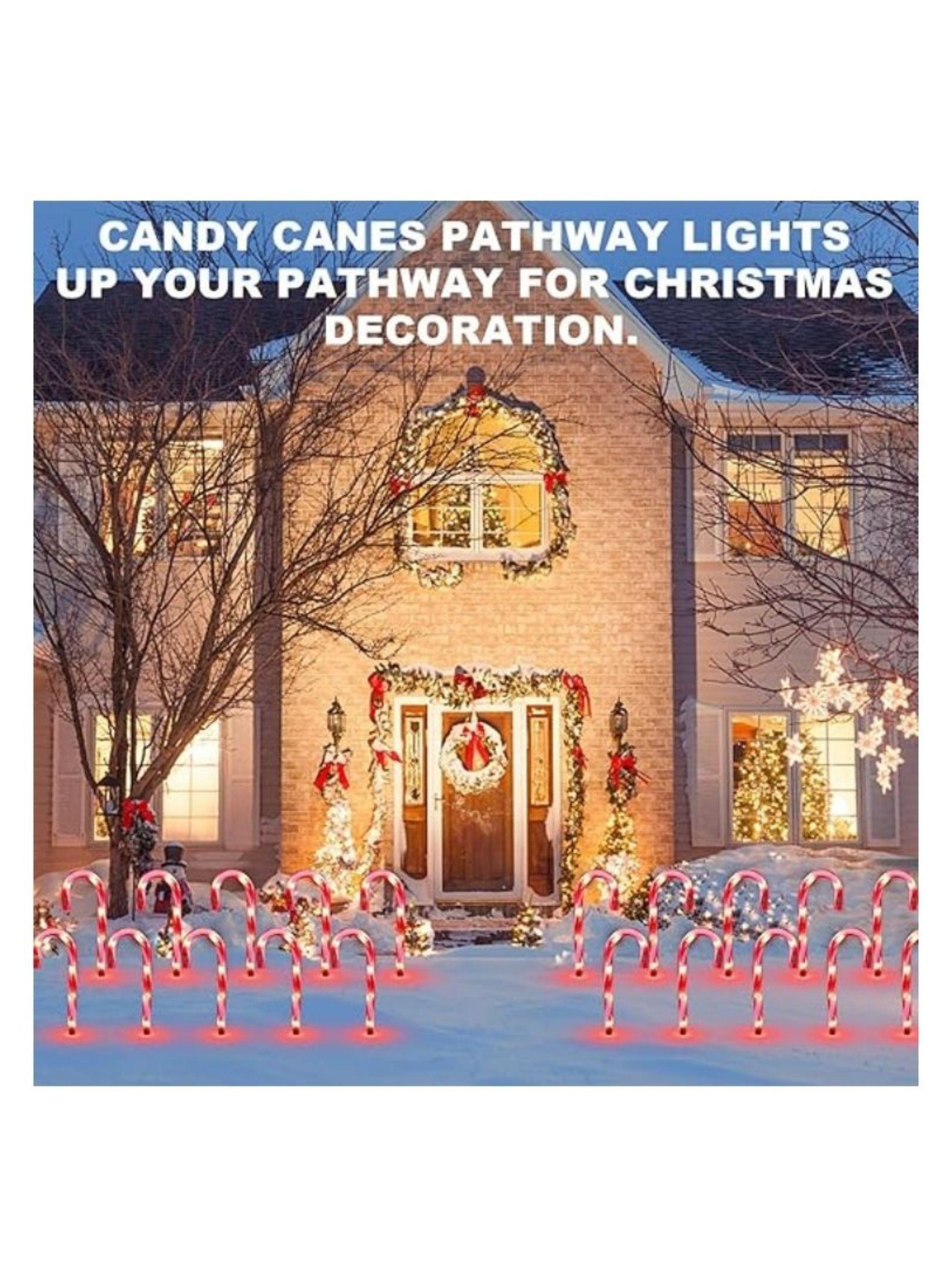 Pack 5 Bastones De Navidad Led Para Jardín-4