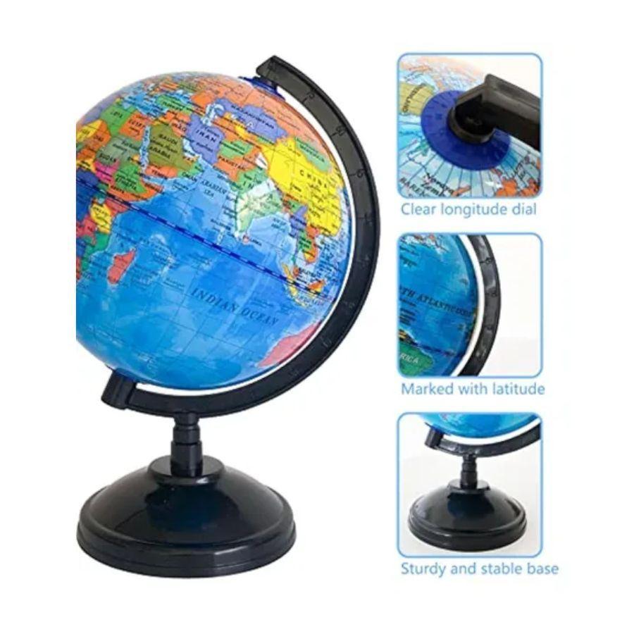 Esfera Globo Terraqueo Mapa Mundi De 20 cm-3