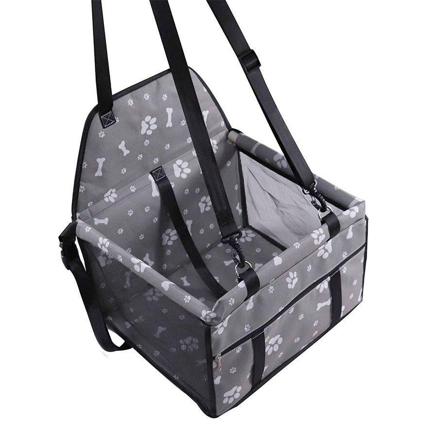 Asiento Plegable Para Mascota Correa de Seguridad -3