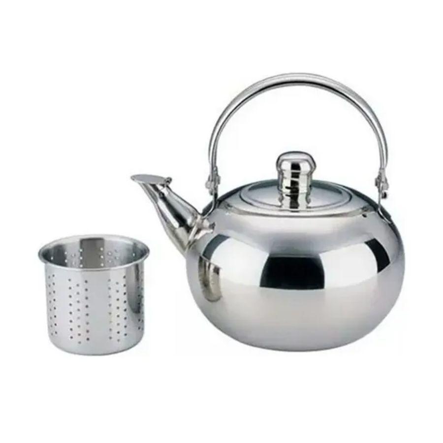 Tetera Con Colador De Acero Inoxidable 14 cm -5