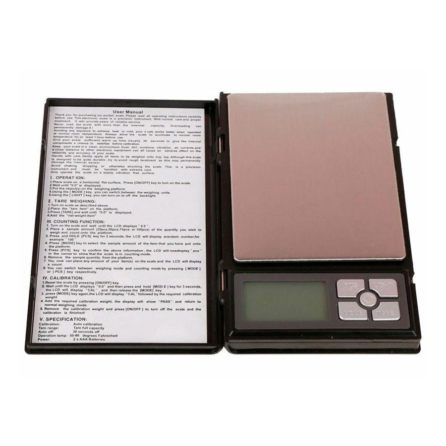 Báscula Digital Para Joyería Alta Precisión 500gA-2
