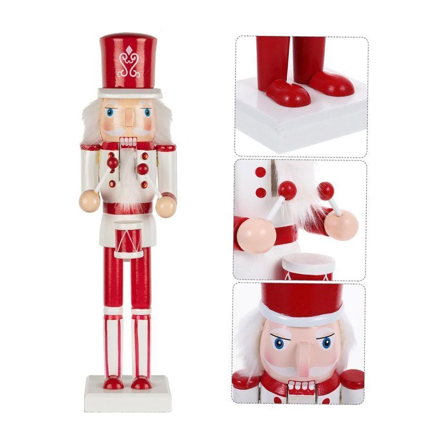 Cascanueces Adorno Navideño De Madera 33cm-2