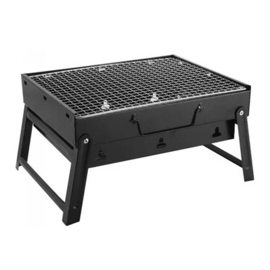 Parrillero Para Carbón Portátil  Plegable Asados Grill -6