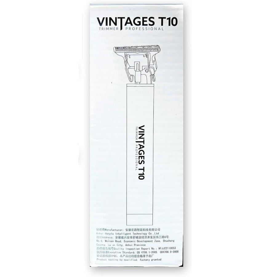 Cortapelos Eléctrico Profesional Diseño Dragón Dorado Vintage T10-2