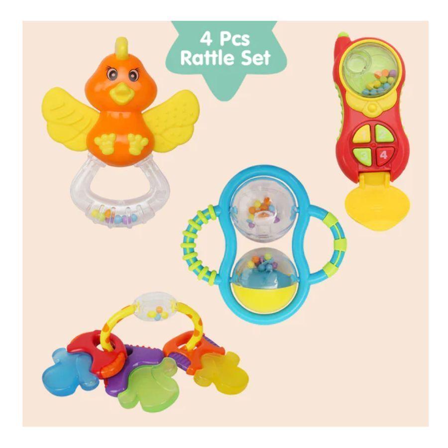 Juego De 4 Sonajeros Musicales Multicolores-2