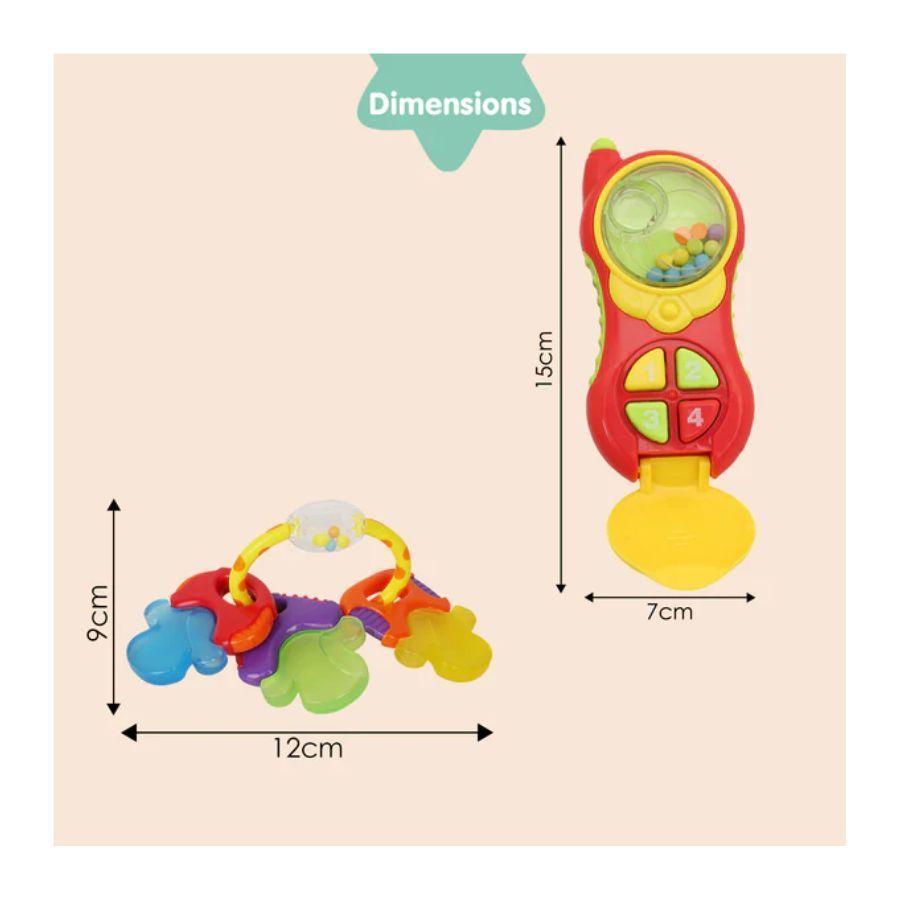 Juego De 4 Sonajeros Musicales Multicolores-4