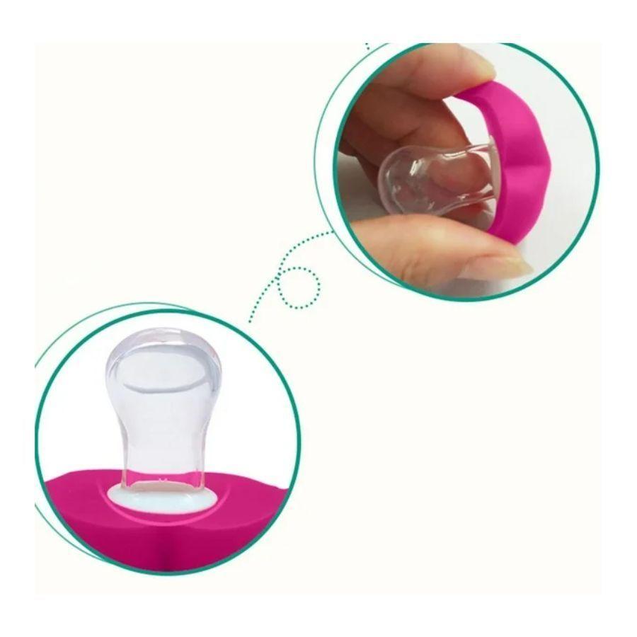 Chupete De Silicona Para Bebés Forma De Labios -2