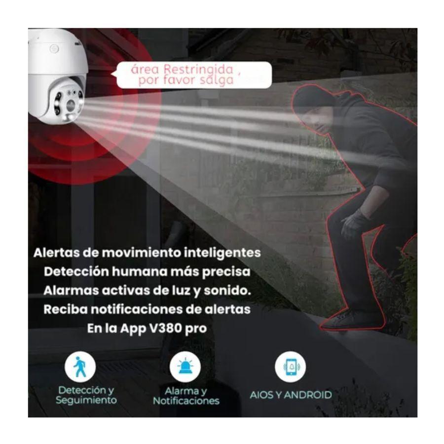 Camara Ip De Seguridad Exterior 1080 Domo 360 Ptz Land Wifi-2