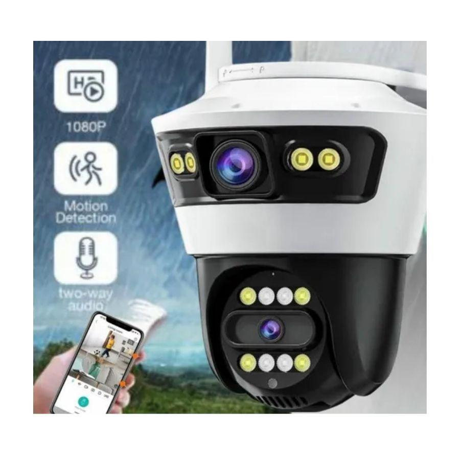 Cámara De Seguridad Exterior Dual Wifi Domo-2
