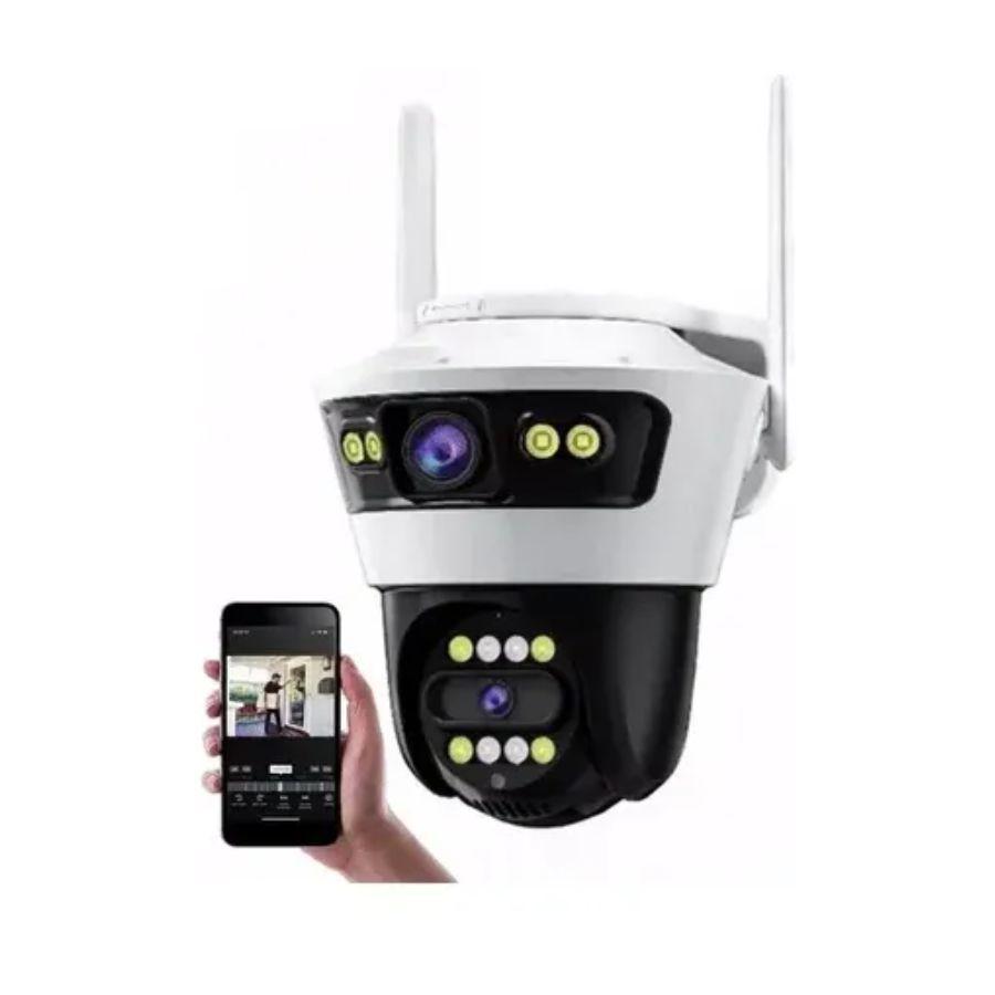 Cámara De Seguridad Exterior Dual Wifi Domo-3