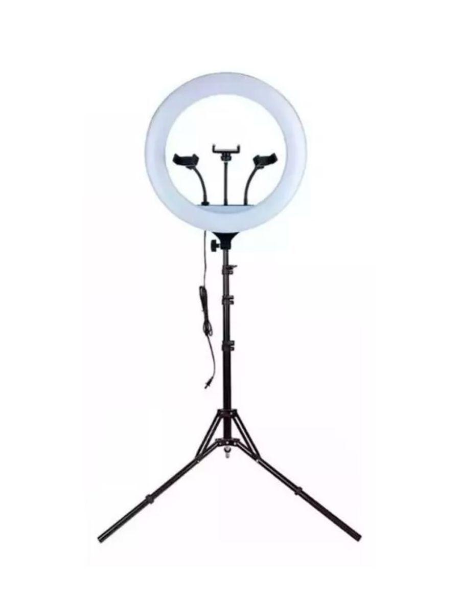 Aro De Luz 36 Cm Led Trípode 2.10 Metros + 3 Soportes-0