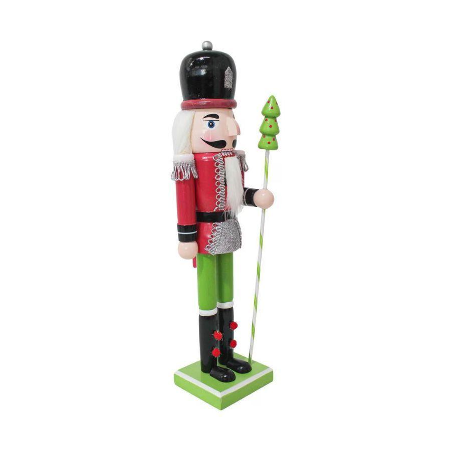 Cascanueces De Madera Figura Decorativa De Navidad 38 cm-2
