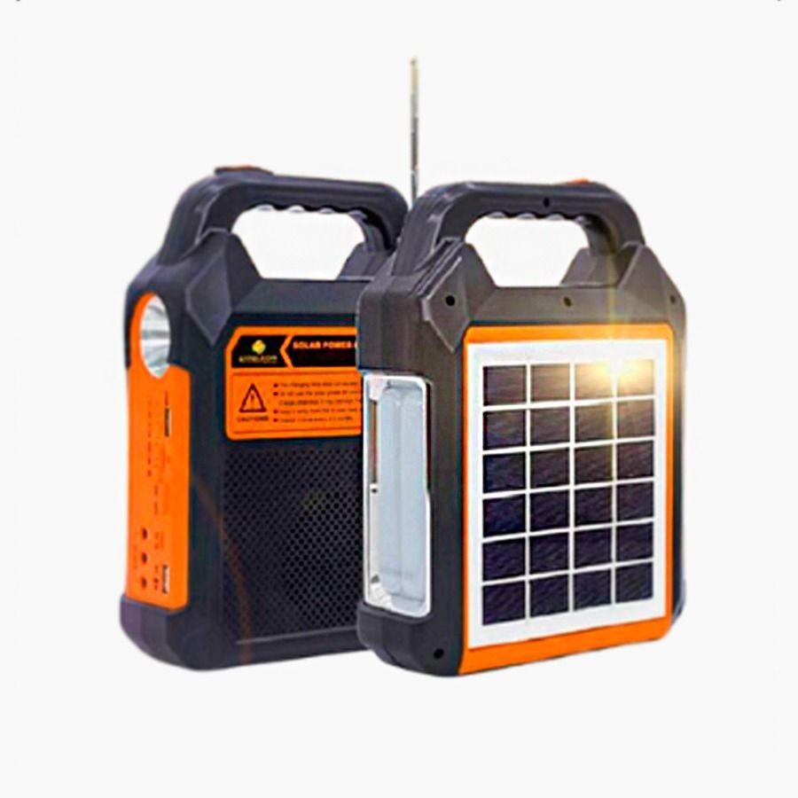 Kit Solar Emergencia Camping Linterna + usb + radio-2