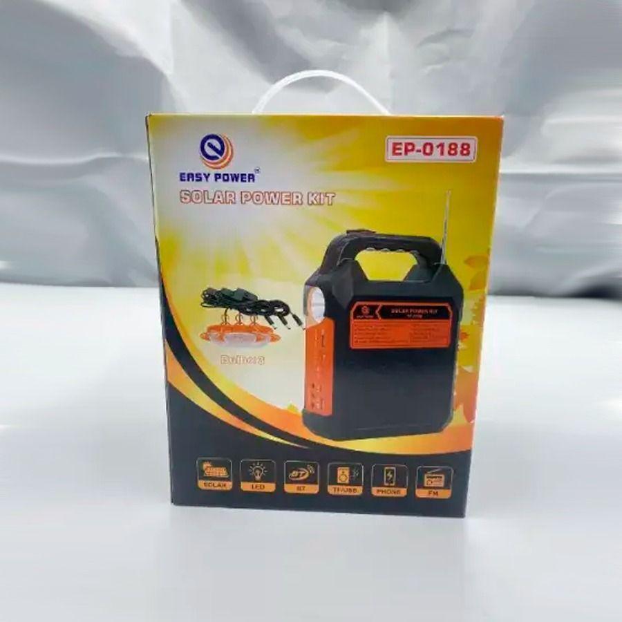 Kit Solar Emergencia Camping Linterna + usb + radio-6