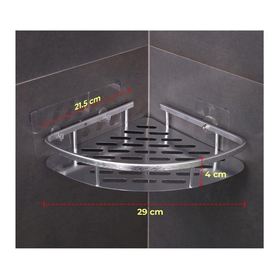 Estante Organizador de Baño Esquinero para Ducha-2