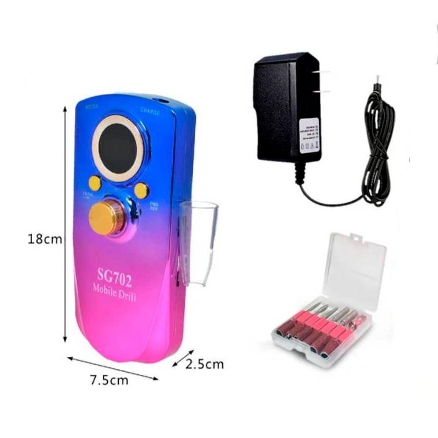 Pulidor De Uñas Profesional Portátil 35000 RPM Colorido-2