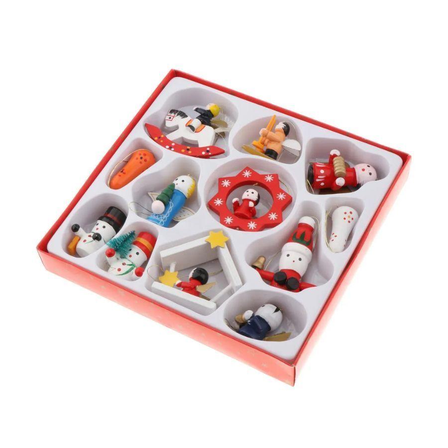 Adornos Colgantes Para Arboles De Navidad 12 PCS-2