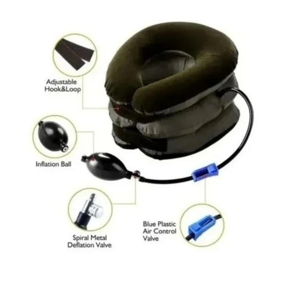 Cojín Inflable De 3 Capas Para El Dolor En La Cervical -3