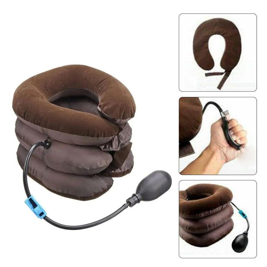 Cojín Inflable De 3 Capas Para El Dolor En La Cervical -5