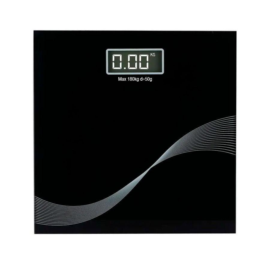 Báscula Digital De Vidrio Con Pantalla Lcd 180Kg-0