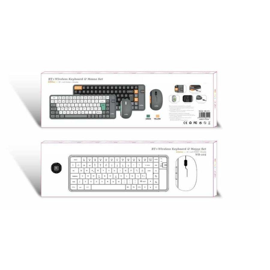 Teclado Y Mouse Inalambrico Kit Combo Bluetooth-2