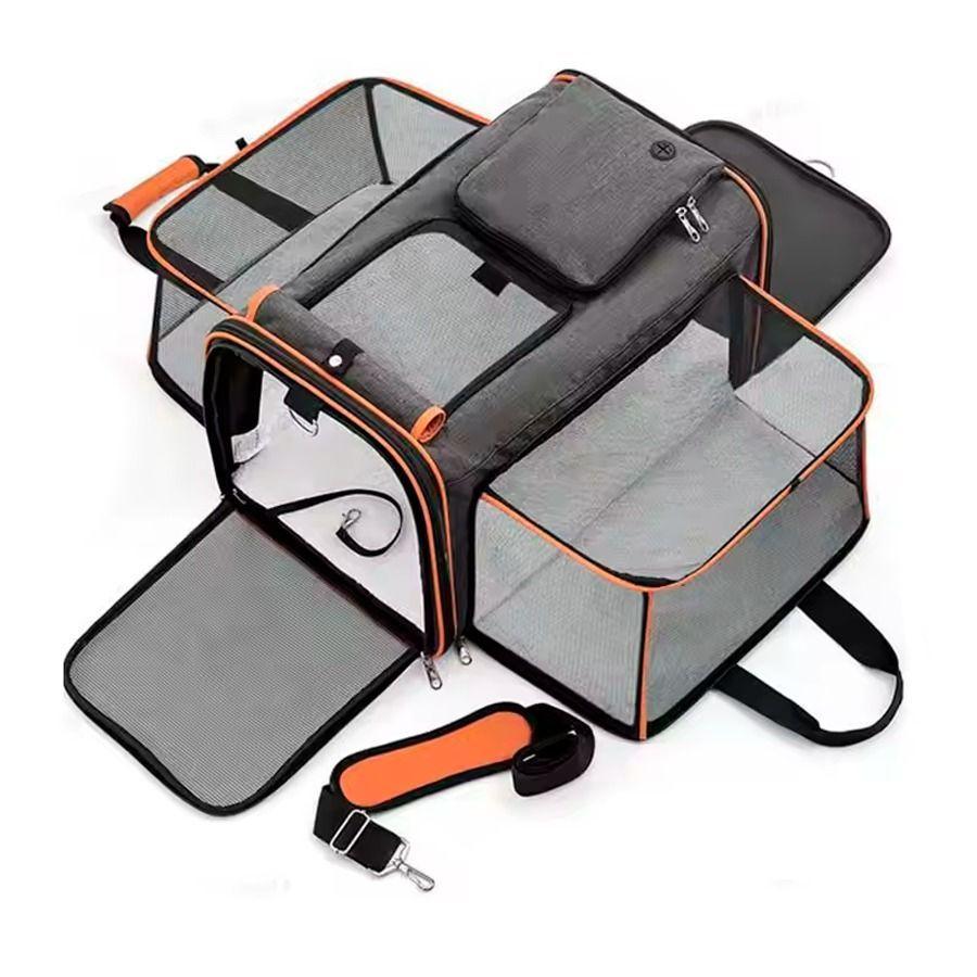 Bolsa De Transporte Transpirable Para Mascotas 50X30X30 Cm-3
