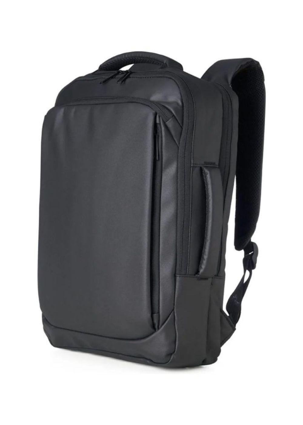 Mochila Impermeable Ejecutiva Versátil Negro-2