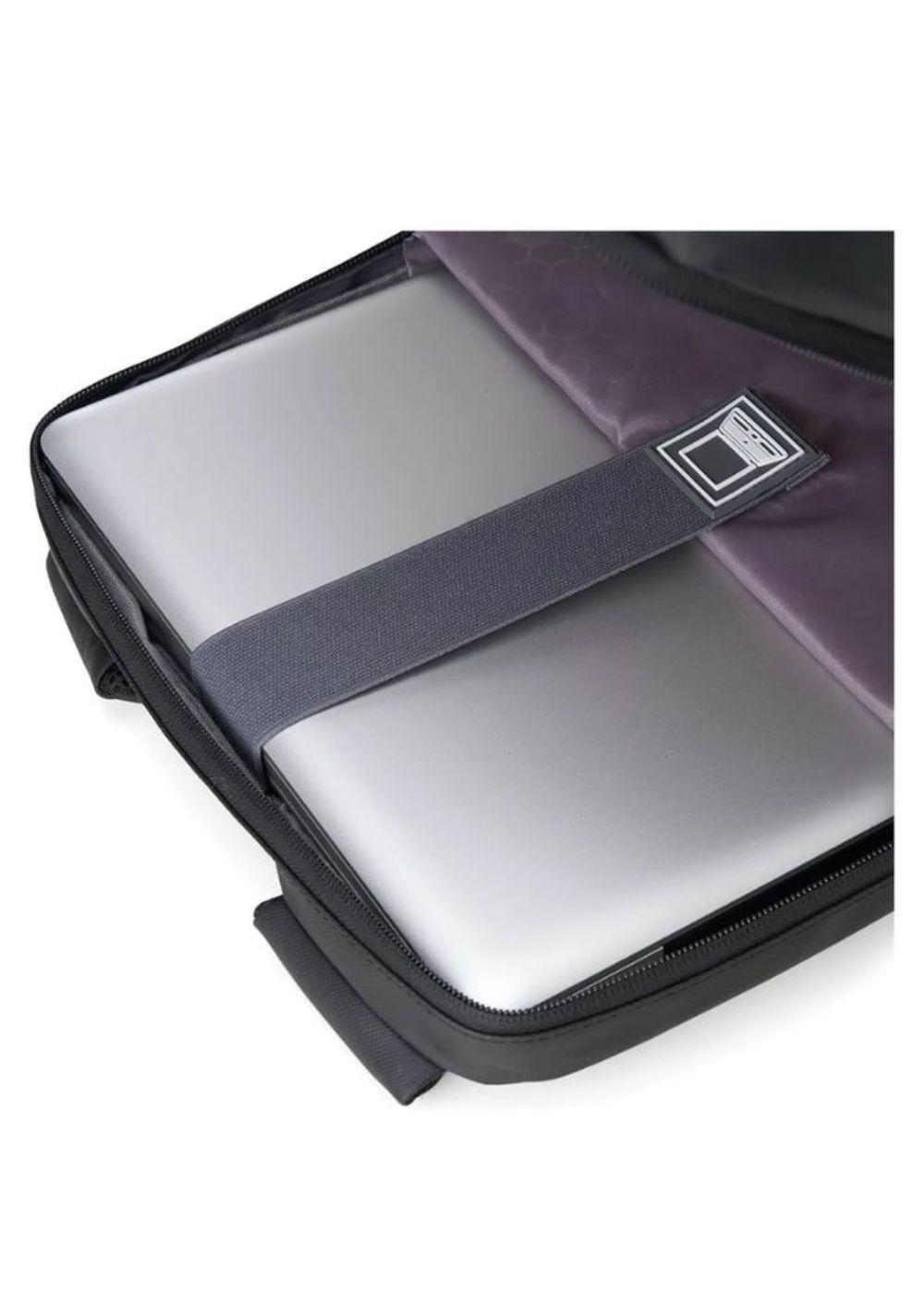 Mochila Impermeable Ejecutiva Versátil Negro Para Notebook-2