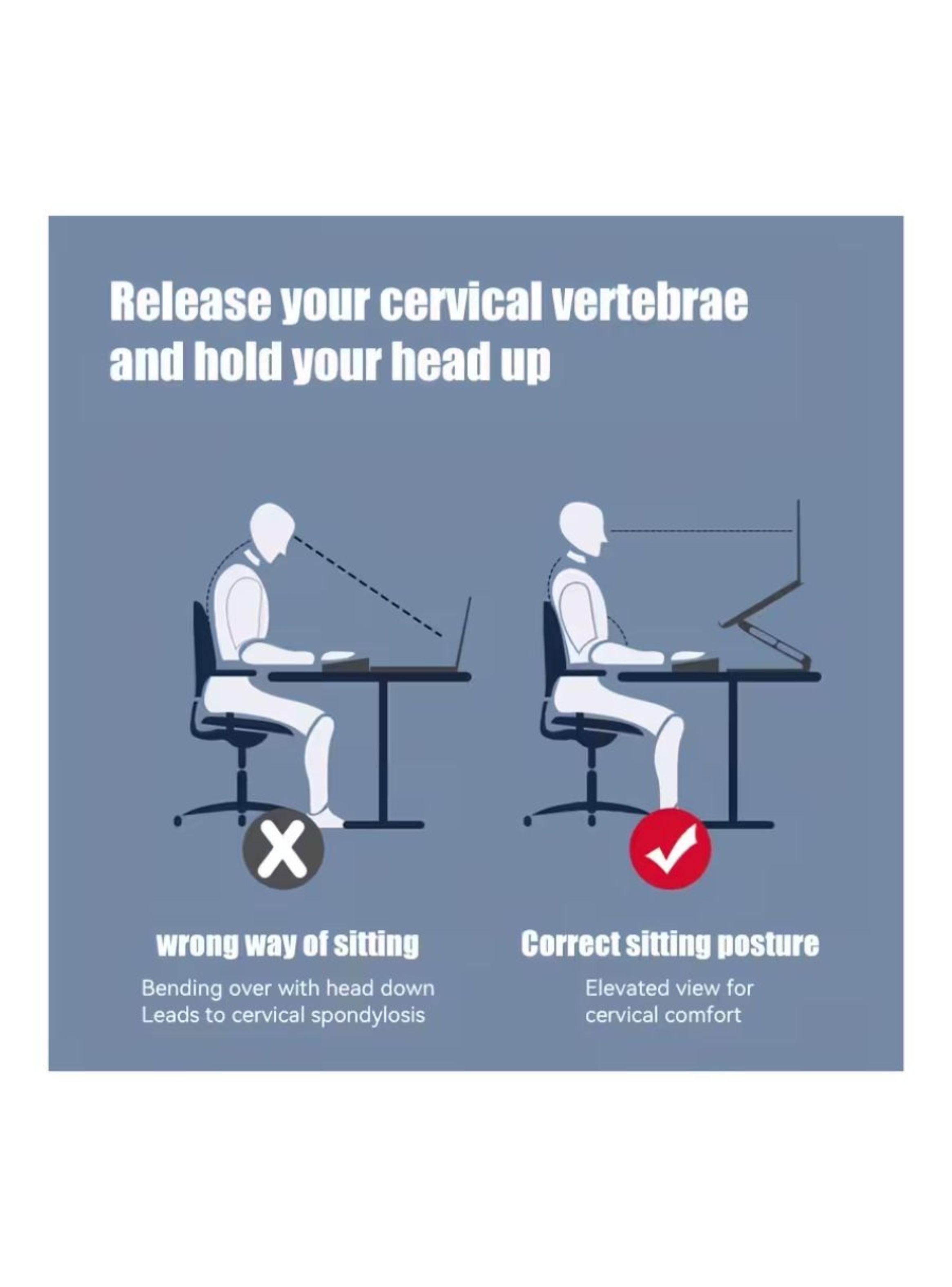 Soporte Ergonómico de Aluminio para Laptop y Celular 2 en 1-1