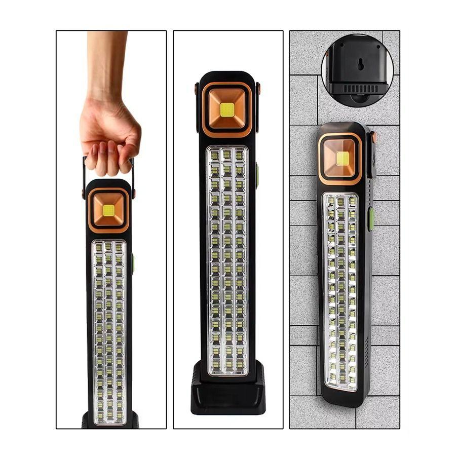 Lámpara De Emergencia LED HEL-6866T Con 48 LEDs-4