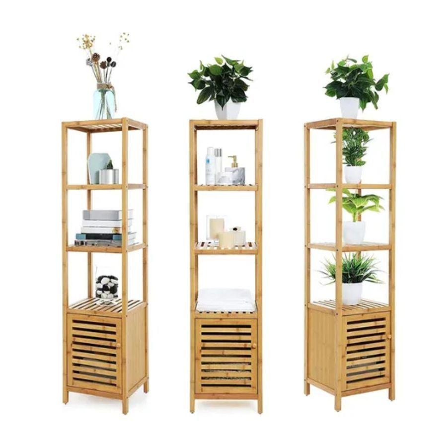 Estante Organizador Repisa 4 Niveles Con Puerta-3
