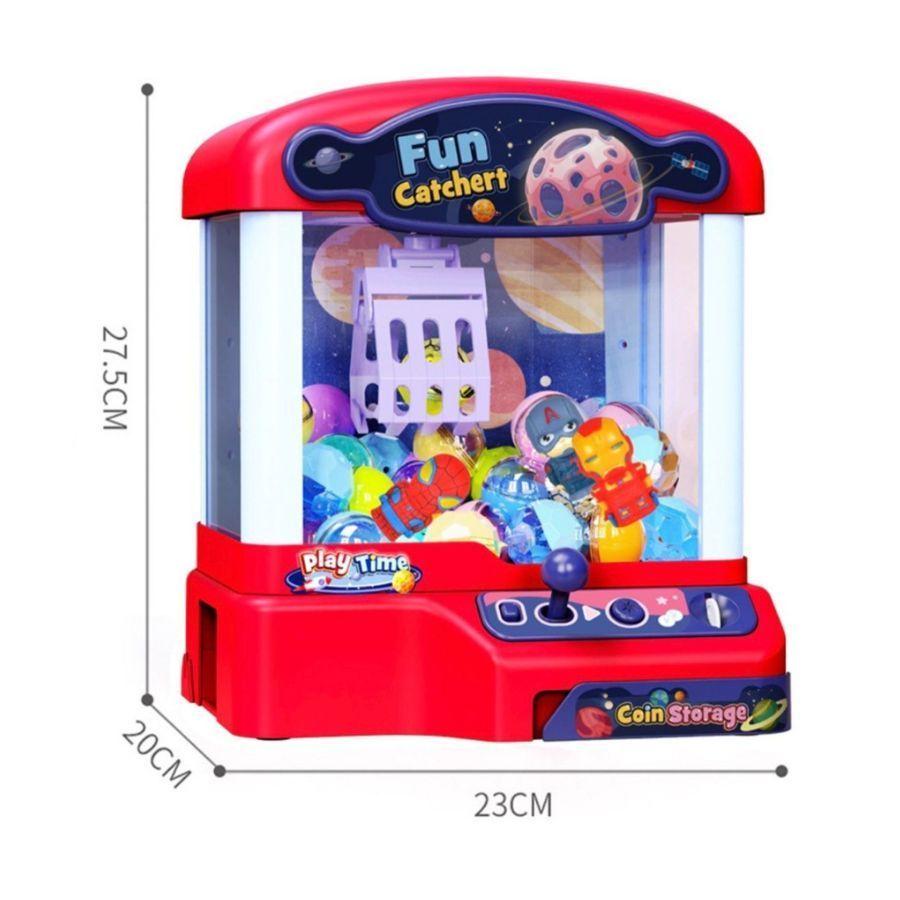 Maquina Sacapeluches Garra Atrapa Juguetes Luz y Sonido-3