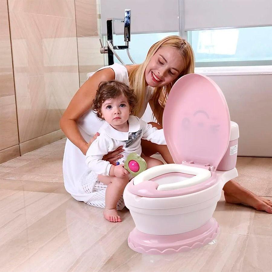 Pelela Musical Plegable Para Bebés Rosado-3