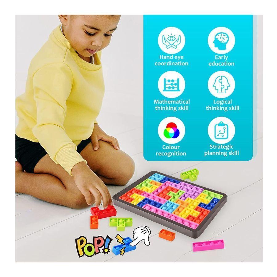 Juego De Antiestrés Rompecabezas Para Niños Bloques 27 Pcs-2