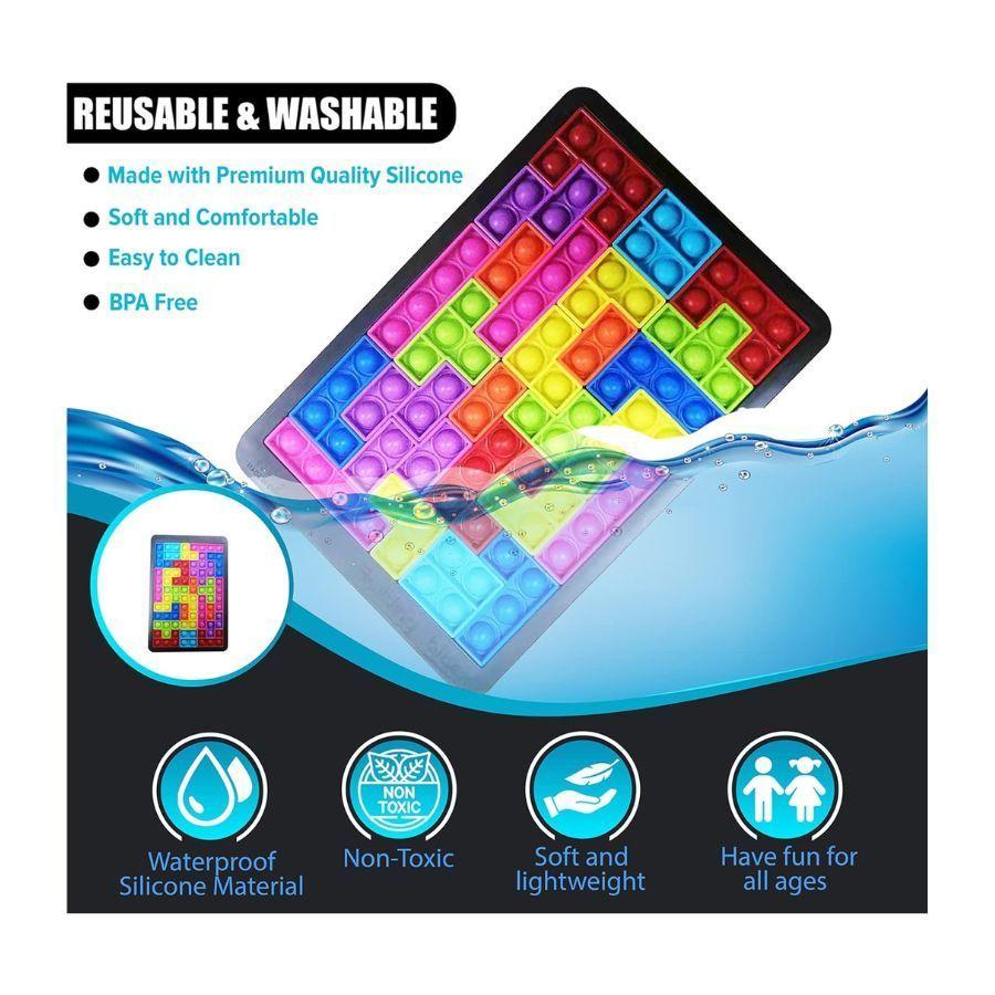 Juego De Antiestrés Rompecabezas Para Niños Bloques 27 Pcs-3