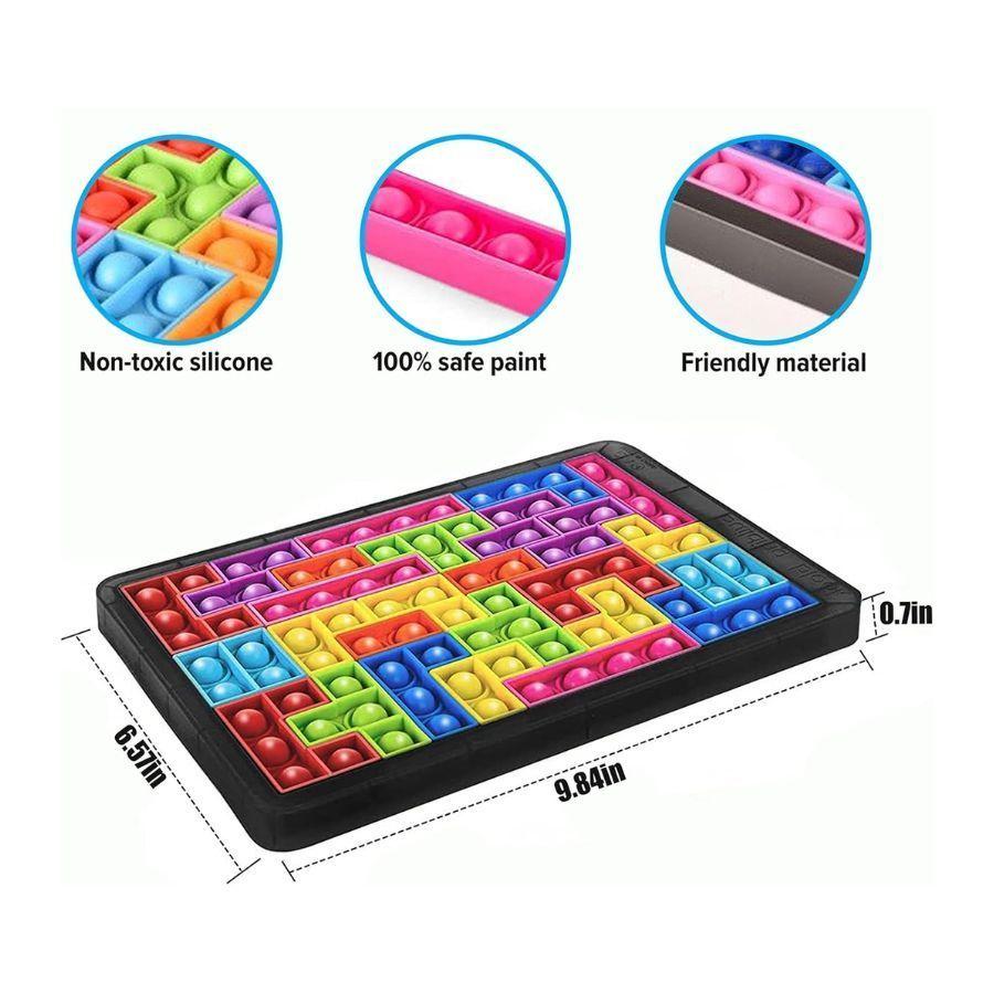 Juego De Antiestrés Rompecabezas Para Niños Bloques 27 Pcs-4