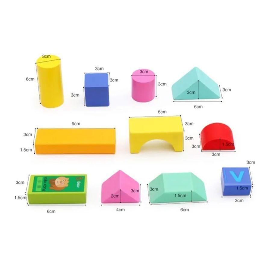 Juguete Didáctico Balde Bloque Construcción 100 Piezas -2