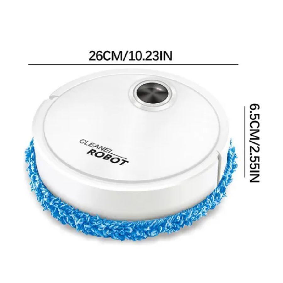 Robot Trapeador Inteligente Para Casa Blanco-2
