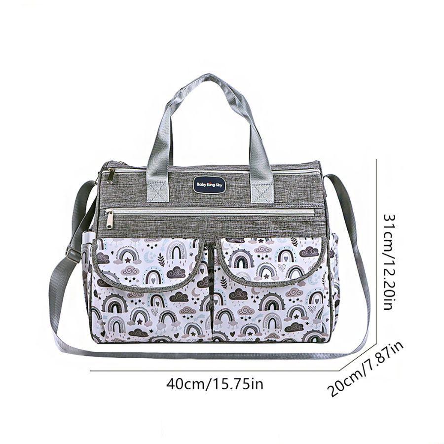 Bolso Pañalera Maternal Mochila Multifuncional-2